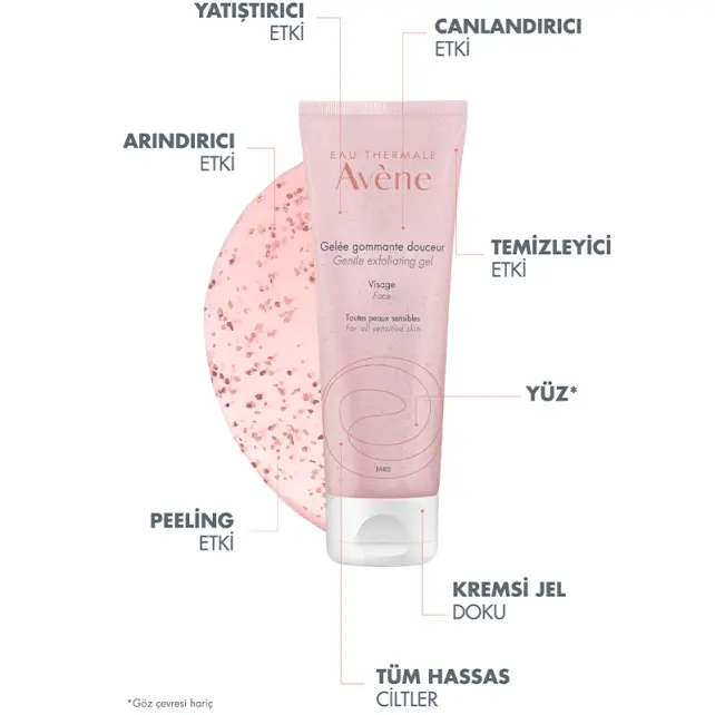 Avene Gentle Exfoliating Gel - Aydınlatıcı Etkili Peeling 75ml - 3