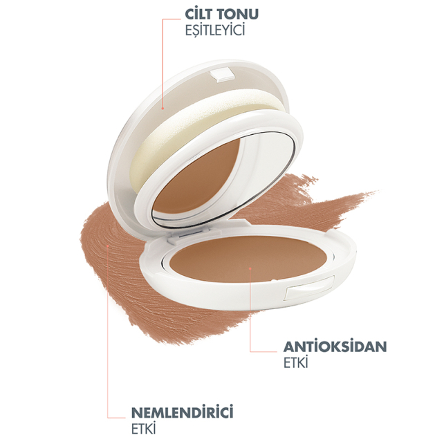 Avene Haute Protection Compact SPF 50 - Mineral Filtreli Kompakt Renkli Güneş Koruyucu Dore 10 gr - 3