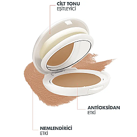 Avene Haute Protection Compact SPF 50 - Mineral Filtreli Kompakt Renkli Güneş Koruyucu Sable 10gr - 3
