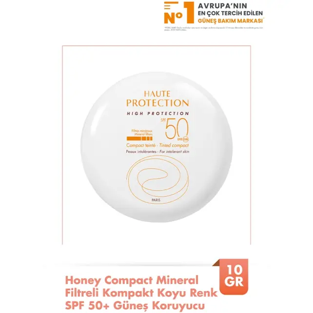 Avene Haute Protection Compact SPF 50 - Mineral Filtreli Kompakt Renkli Güneş Koruyucu Dore 10 gr - 2