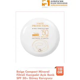 Avene Haute Protection Compact SPF 50 - Mineral Filtreli Kompakt Renkli Güneş Koruyucu Sable 10 gr - 2