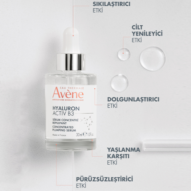 Avene Hyaluron Activ B3 Concentrated Plumping - Hyaluronik Asit ve Niasinamid Konsantre Serum 30ml - 3