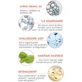 Avene Hyaluron Activ B3 Multi Intensive Night Cream - Hyaluronik Asit ve Niasinamid Gece Kremi 40ml - 4