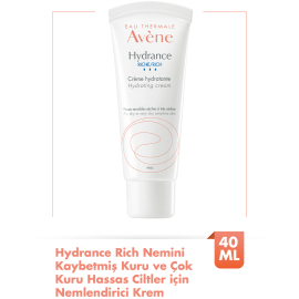 Avene Hydrance Riche Hydrating Cream - Nemsiz ve Kuru Ciltler İçin Bakım Kremi 40ml - 2