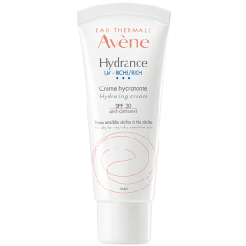 Avene Hydrance Riche Hydrating Cream SPF 30+ Nemsiz ve Kuru Ciltler için Koruyucu Bakım Kremi 40ml - Avene