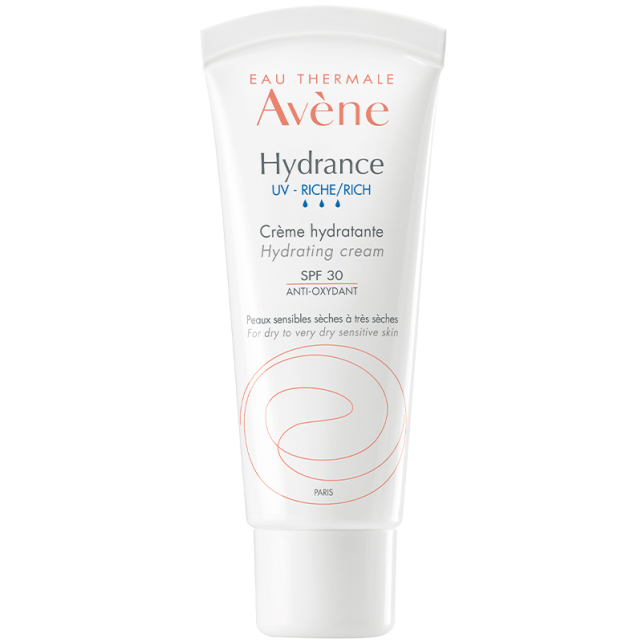 Avene Hydrance Riche Hydrating Cream SPF 30+ Nemsiz ve Kuru Ciltler için Koruyucu Bakım Kremi 40ml - 1