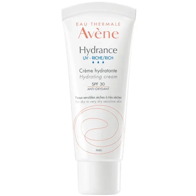 Avene Hydrance Riche Hydrating Cream SPF 30+ Nemsiz ve Kuru Ciltler için Koruyucu Bakım Kremi 40ml - 1