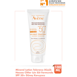 Avene Lait SPF 50+ Mineral Lotion - Mineral Güneş Koruyucu Losyon 100ml - 2