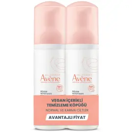 Avene Mousse Nettoyante Cleansing Foam - Yüz Temizleme Köpüğü 2x150 ml - Avene
