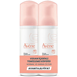 Avene Mousse Nettoyante Cleansing Foam - Yüz Temizleme Köpüğü 2x150ml - Avene