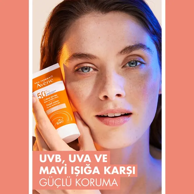 Avene Solaire Creme Tinted SPF 50+ Renkli Güneş Koruyucu 50ml - 5
