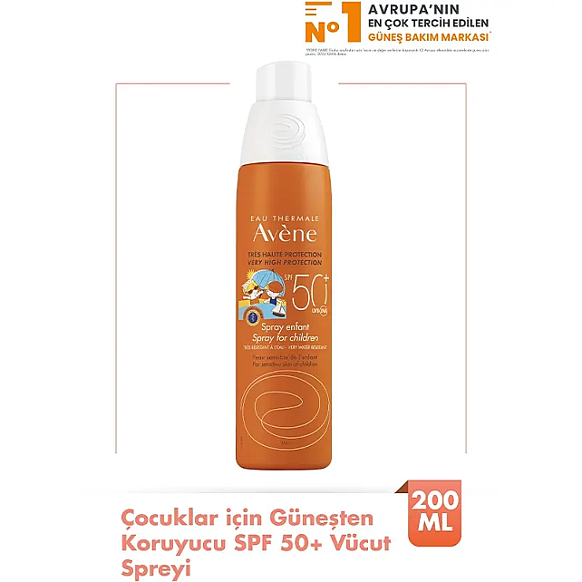 Avene Spray Children SPF 50+ Çocuklar İçin Güneş Koruyucu Sprey 200ml - 2