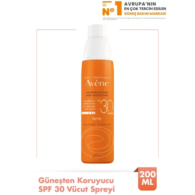 Avene Spray SPF 30+ Güneş Koruyucu Sprey 200ml - 2