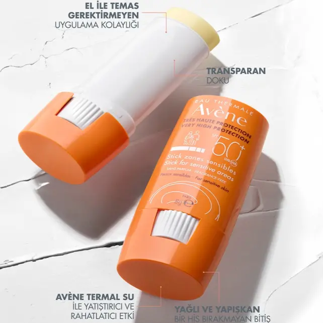 Avene Stick For Sensitive Areas SPF 50+ Güneş Koruyucu Stick 8gr - 3