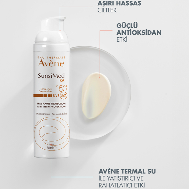 Avene SunsiMed KA SPF 50+ Güneş Koruyucu 80ml - 4