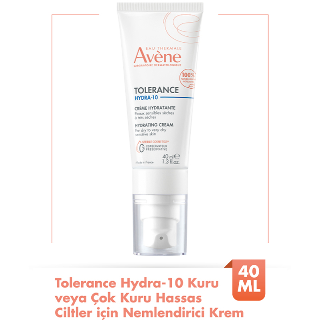 Avene Tolerance Hydra-10 Hydrating Cream - Nemlendirici Bakım Kremi 40ml - 2