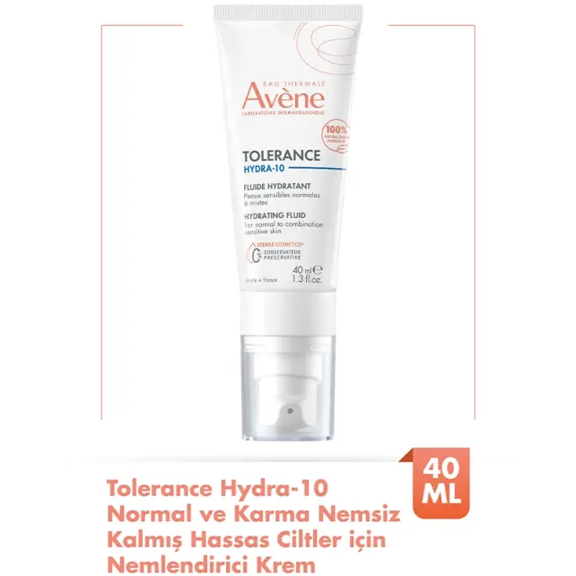 Avene Tolerance Hydra-10 Hydrating Fluid - Nemlendirici Bakım Kremi 40ml - 2