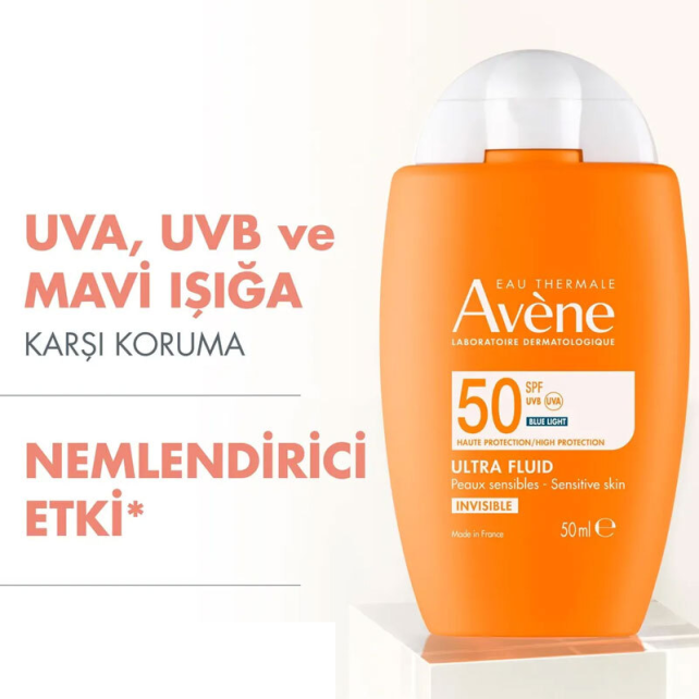 Avene Ultra Fluid SPF 50 Güneş Koruyucu 50ml - 3