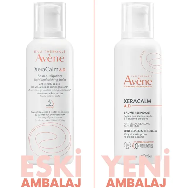 Avene XeraCalm A.D Lipid-Replenishing Balm - Atopi Eğilimli Ciltler İçin Nemlendirici Balsam 400ml - 5