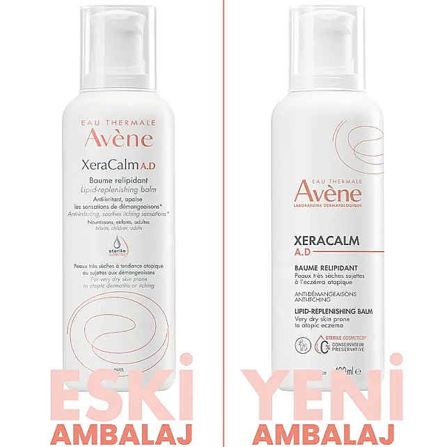 Avene XeraCalm A.D Lipid - Replenishing Balm - Atopi Eğilimli Ciltler İçin Nemlendirici Balsam 400ml - 5