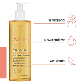 Avene XeraCalm A.D Lipid - Replenishing Cleansing Oil - Atopiye Eğilimli Ciltler İçin Temizleme Yağı 400ml - 2