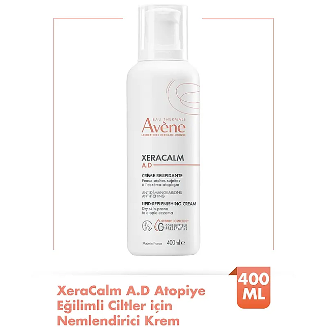 Avene XeraCalm A.D Lipid - Replenishing Cream - Atopi Eğilimli Ciltler İçin Nemlendirici 400ml - 2