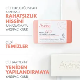 Avene XeraCalm A.D Pain Sugras Ultra Riche Bar - Temizleyici Sabun 100gr - 4