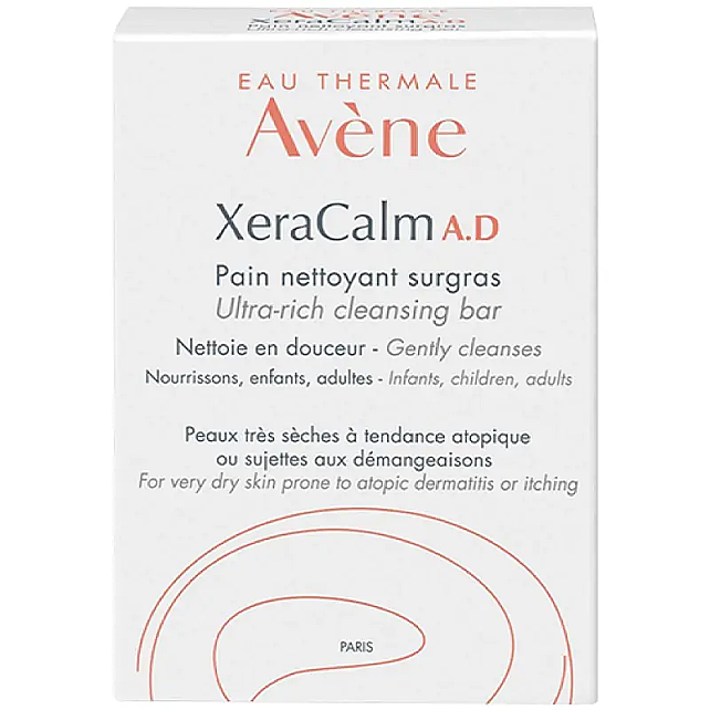 Avene XeraCalm A.D Ultra Rich Cleansing Bar - Atopi Eğilimli Ciltler İçin Yıkama Sabunu 100gr - 1