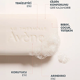 Avene XeraCalm A.D Ultra Rich Cleansing Bar - Atopi Eğilimli Ciltler İçin Yıkama Sabunu 100gr - 3