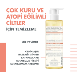 Avene XeraCalm A.D Lipid-Replenishing Cleansing Oil - Atopiye Eğilimli Ciltler İçin Temizleme Yağı 400ml - 3
