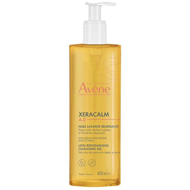 Avene XeraCalm A.D Lipid-Replenishing Cleansing Oil - Atopiye Eğilimli Ciltler İçin Temizleme Yağı 400ml - 1