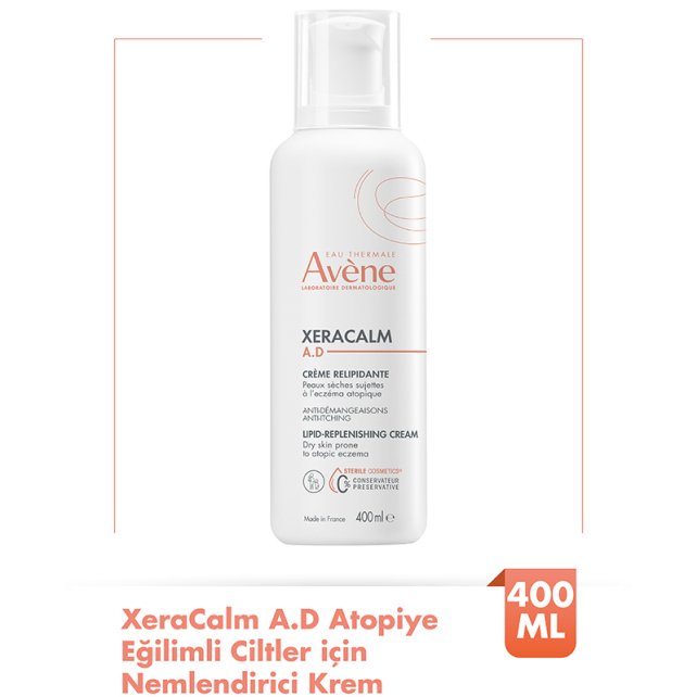 Avene XeraCalm A.D Lipid-Replenishing Cream - Atopi Eğilimli Ciltler İçin Nemlendirici 400ml - 2