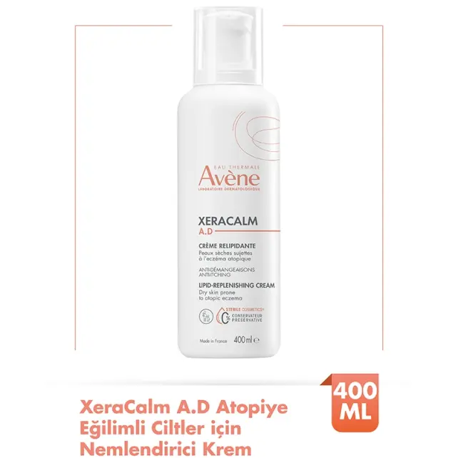 Avene XeraCalm A.D Lipid-Replenishing Cream - Atopi Eğilimli Ciltler İçin Nemlendirici 400ml - 2
