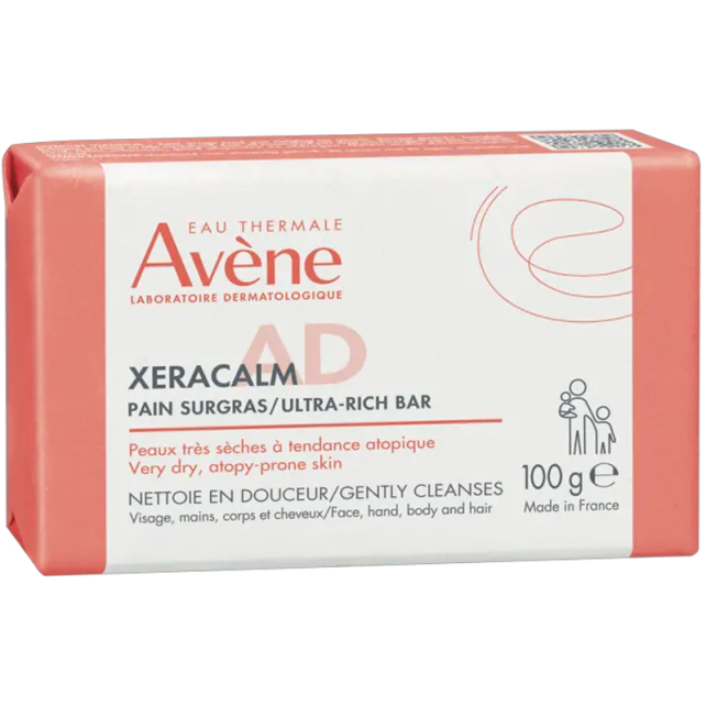 Avene XeraCalm A.D Pain Sugras Ultra Riche Bar - Temizleyici Sabun 100g - 1