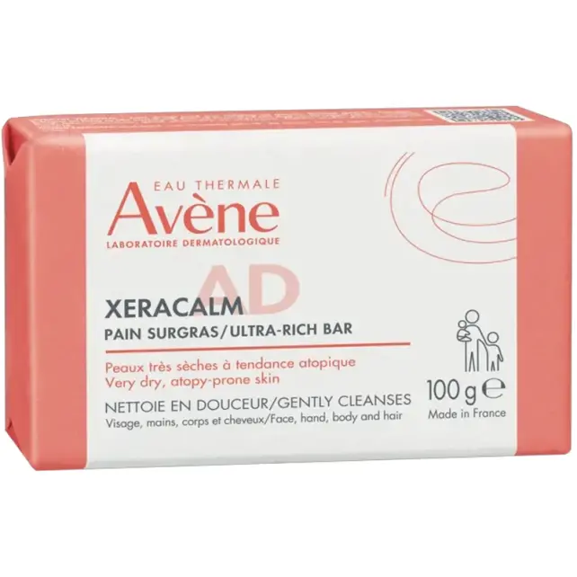 Avene XeraCalm A.D Pain Sugras Ultra Riche Bar - Temizleyici Sabun 100g - 1