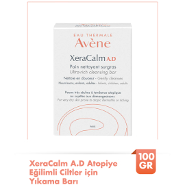 Avene XeraCalm A.D Ultra Rich Cleansing Bar - Atopi Eğilimli Ciltler İçin Yıkama Sabunu 100gr - 2