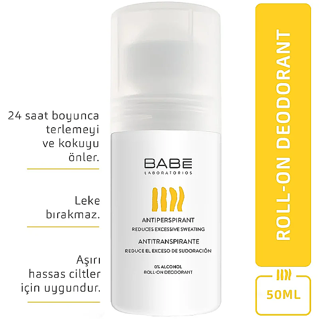 Babe Antiperspirant Roll-On Deodorant 50ml - 2