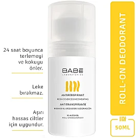 Babe Antiperspirant Roll On Deodorant 50ml - 2