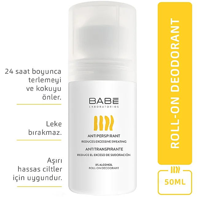 Babe Antiperspirant Roll On Deodorant 50ml - 2