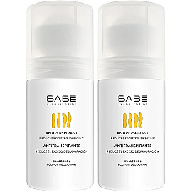 Babe Antiperspirant Roll-On Deodorant 50ml İkili Set - Babe