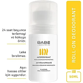 Babe Antiperspirant Roll On Deodorant 50ml İkili Set - 2