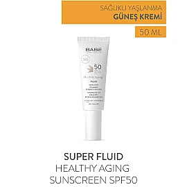 Babe HealthyAging+ Fluid Sunscreen SPF 50+ Leke Karşıtı Güneş Koruyucu Krem 50ml - 2