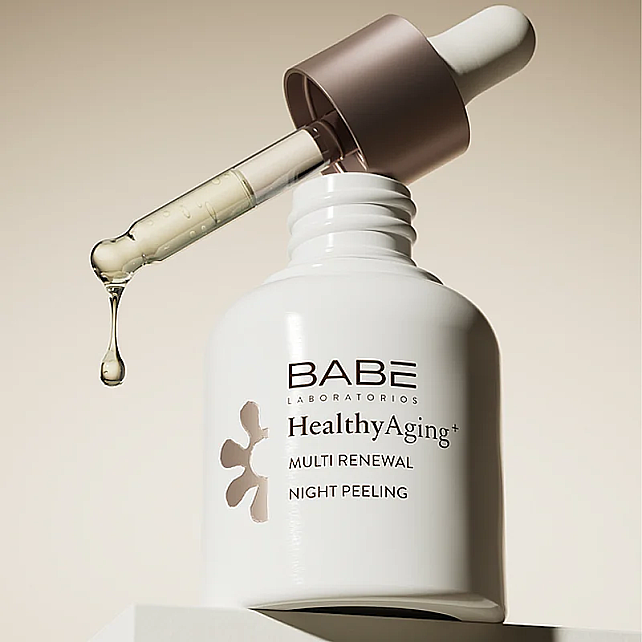 Babe HealthyAging+ Multi Renewal Night - Peeling Serum 30ml - 3