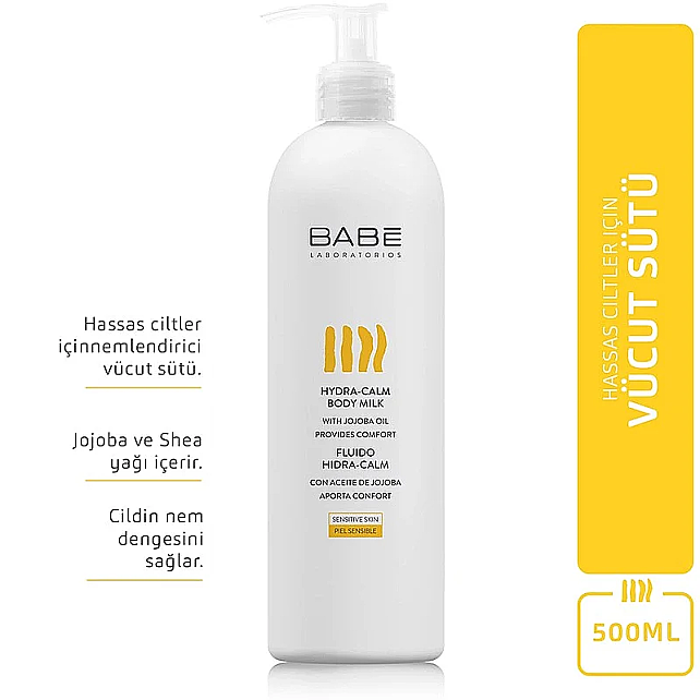 Babe Hydra Calm Body Milk - Nemlendirici Vücut Sütü 500ml - 2