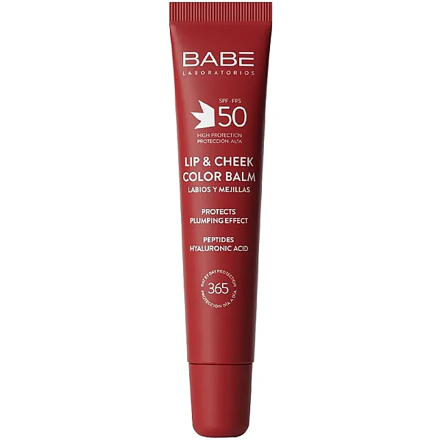 Babe Lip and Cheek Color Balm SPF 50 - Dudak ve Yanak Renklendirici Balsam Cherry 20ml - 1