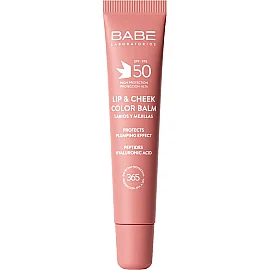 Babe Lip and Cheek Color Balm SPF 50 - Dudak ve Yanak Renklendirici Balsam Pink 20ml - Babe