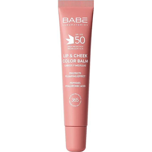 Babe Lip and Cheek Color Balm SPF 50 - Dudak ve Yanak Renklendirici Balsam Pink 20ml - 1