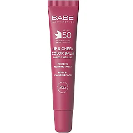 Babe Lip and Cheek Color Balm SPF 50 - Dudak ve Yanak Renklendirici Balsam Velvet 20ml - Babe