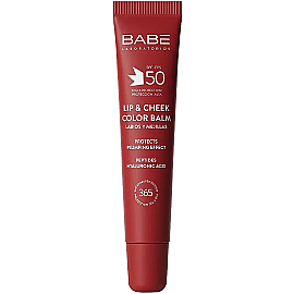 Babe Lip and Cheek Color Balm SPF 50 - Dudak ve Yanak Renklendirici Balsam Cherry 20ml - Babe