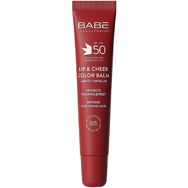 Babe Lip and Cheek Color Balm SPF 50 - Dudak ve Yanak Renklendirici Balsam Cherry 20ml - 1